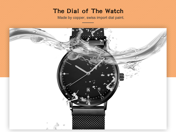 VDEAR - Uniek horloge met gebogen glas, Miyota Japan quartz uurwerk, blanco wijzerplaat, eeuwigdurende kalender, enz. 10