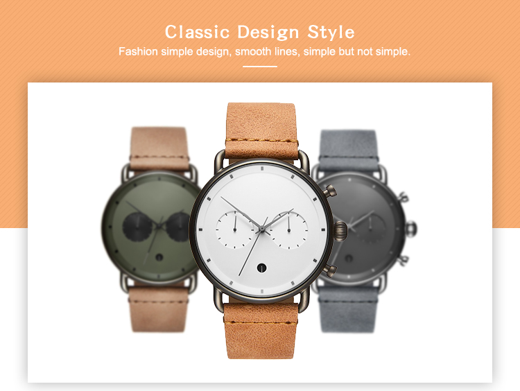 VDEAR - Best Selling Water Resistant Watch Strap Stainless Steel Luxury Custom Logo Chronograph Watch others 12