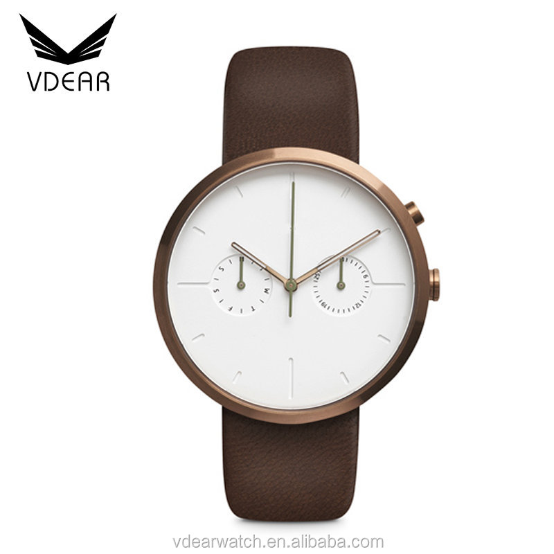 VDEAR - Most popular multi function lugless watch odm brand chronograph steel watch others 6