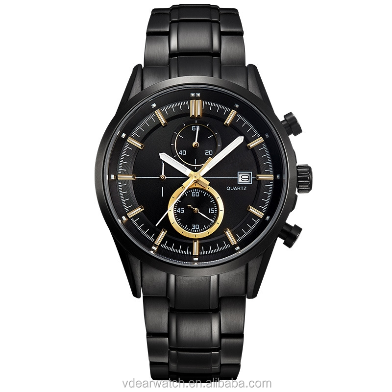 VDEAR - Buy watches online best selling two eyes oem unbranded mens chronograph watches with metal chain others 9