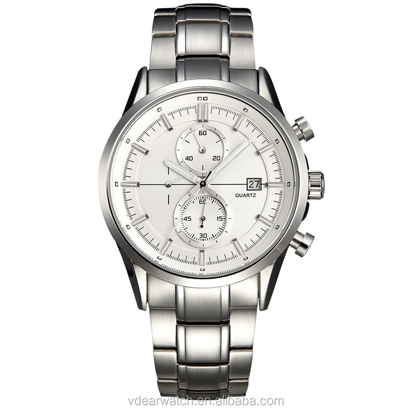 VDEAR - Buy watches online best selling two eyes oem unbranded mens chronograph watches with metal chain others 13