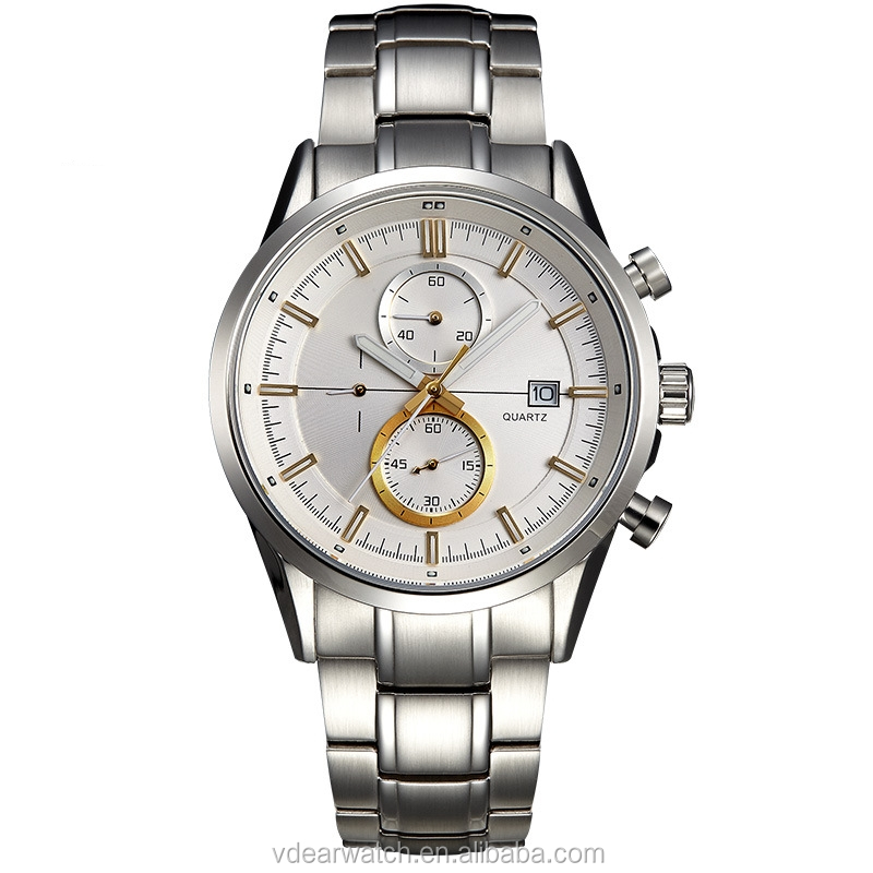 VDEAR - Buy watches online best selling two eyes oem unbranded mens chronograph watches with metal chain others 17