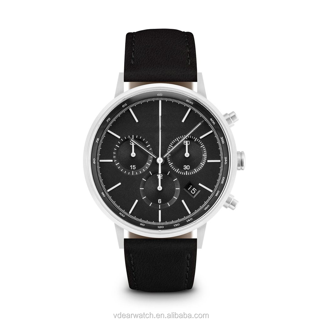 VDEAR - Sapphire crystal glass brandless 5atm water resistant quartz blank face watch others 11