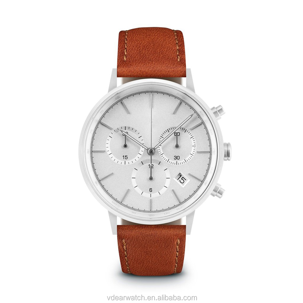 VDEAR - Sapphire crystal glass brandless 5atm water resistant quartz blank face watch others 13