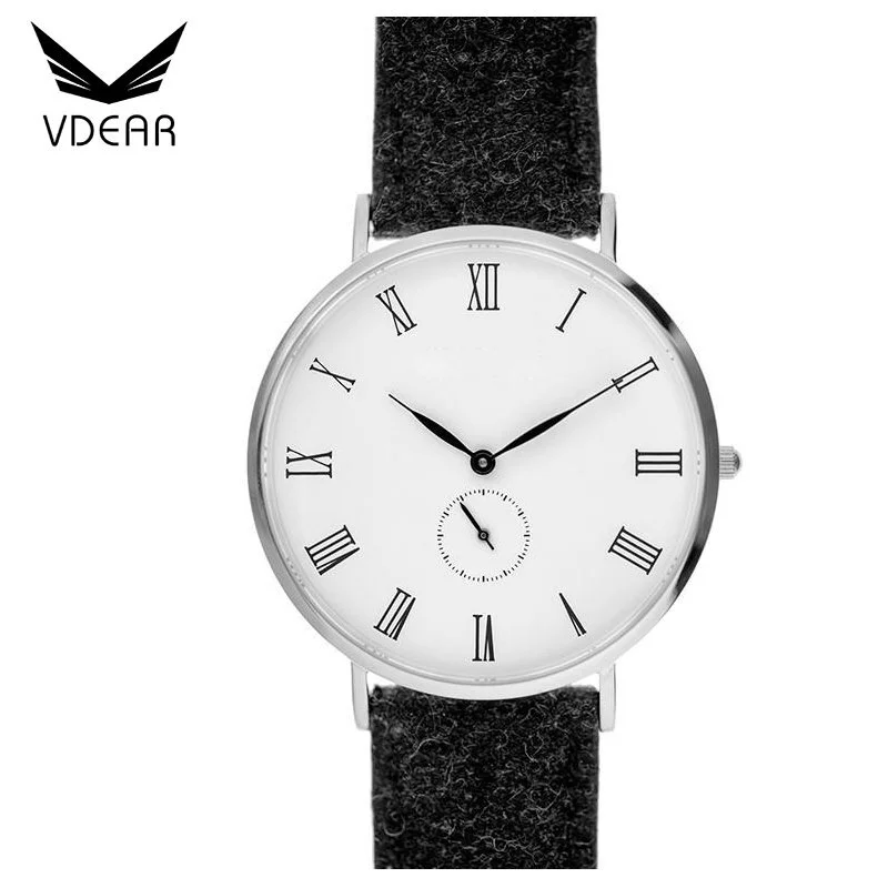 VDEAR - Classic roman numeras small dial watch high quality custom logo water resistant quartz watches 3 bar others 1
