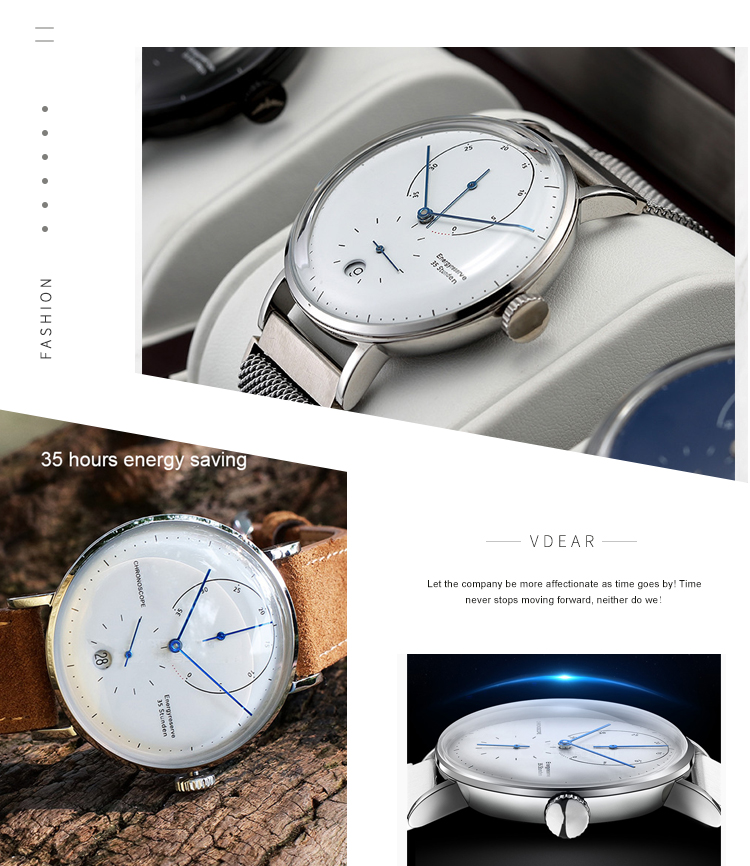 VDEAR - Llimited Edition Stainless Steel Dome Glass Chinese Automatic Watches Men Wrist others 10