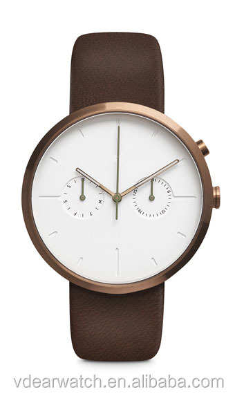 VDEAR - Dark blue dial lugless sapphire crystal watch glass coated mens stainless steel custom chronograph steel watch others 11