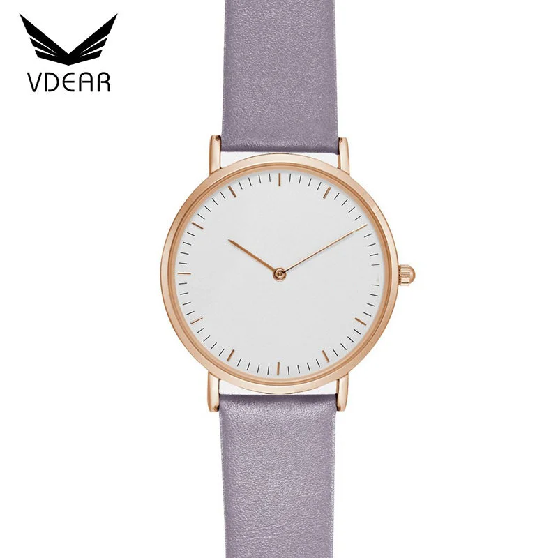VDEAR - Montre de marque à cadran simple, sans logo, à petit prix, dernier modèle personnalisable avec mouvement GL20 et autres 1