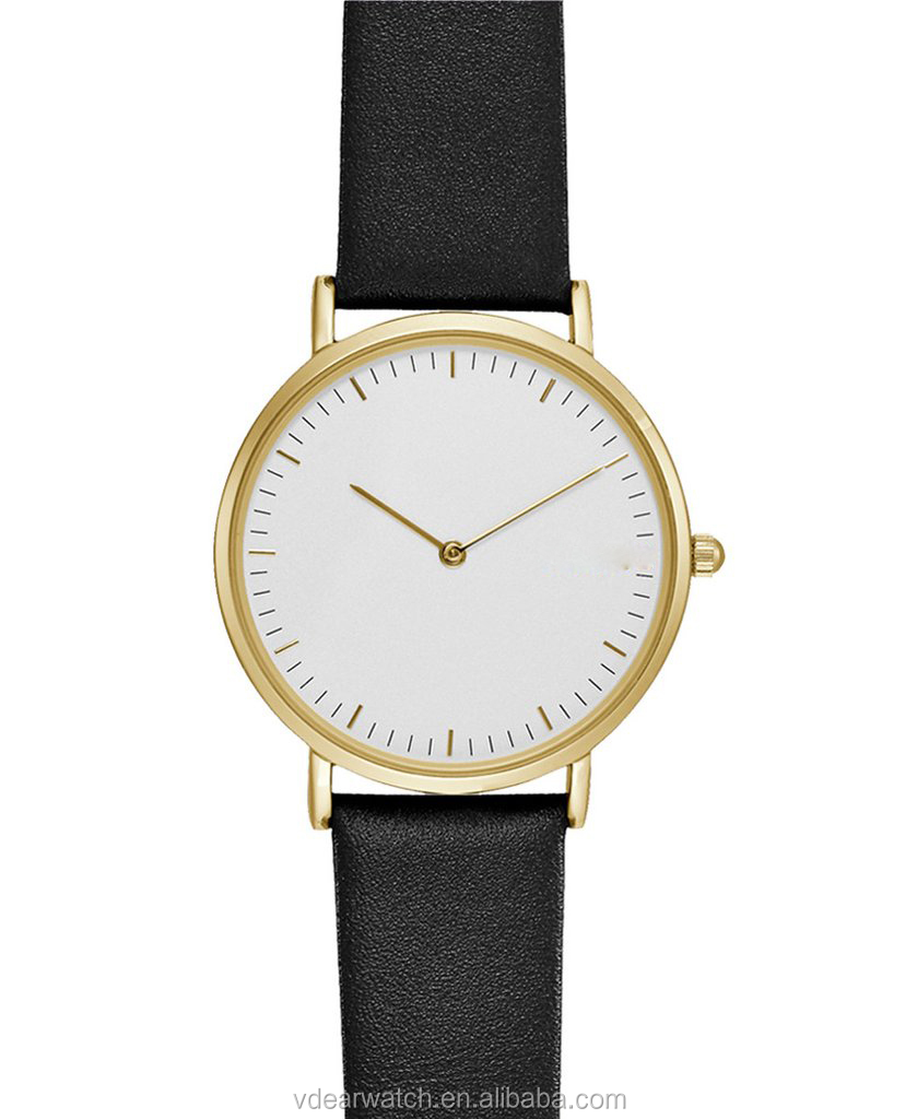 VDEAR - Montre de marque à cadran simple, sans logo, à petit prix, dernier modèle personnalisable avec mouvement GL20 et autres 9
