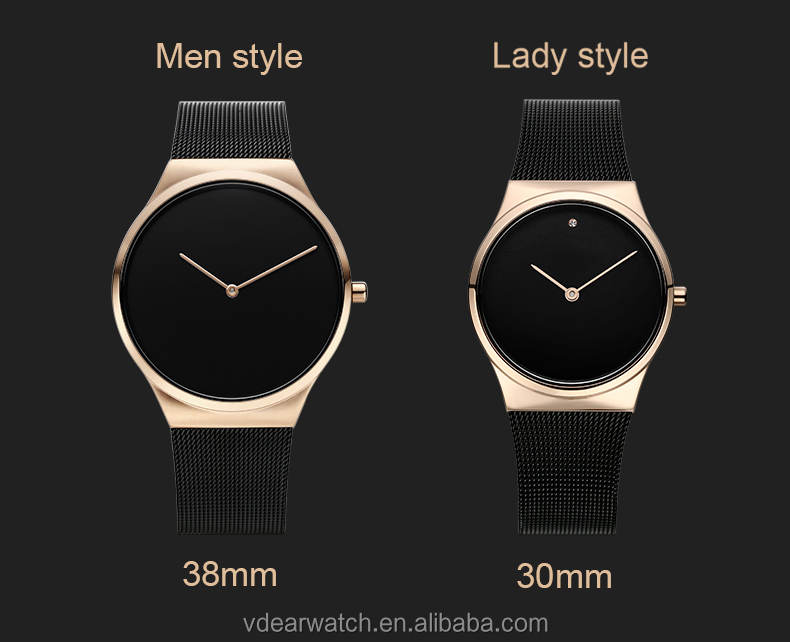 VDEAR - Charming mesh strap blank own label watches custom brand men watches with your own logo others 17