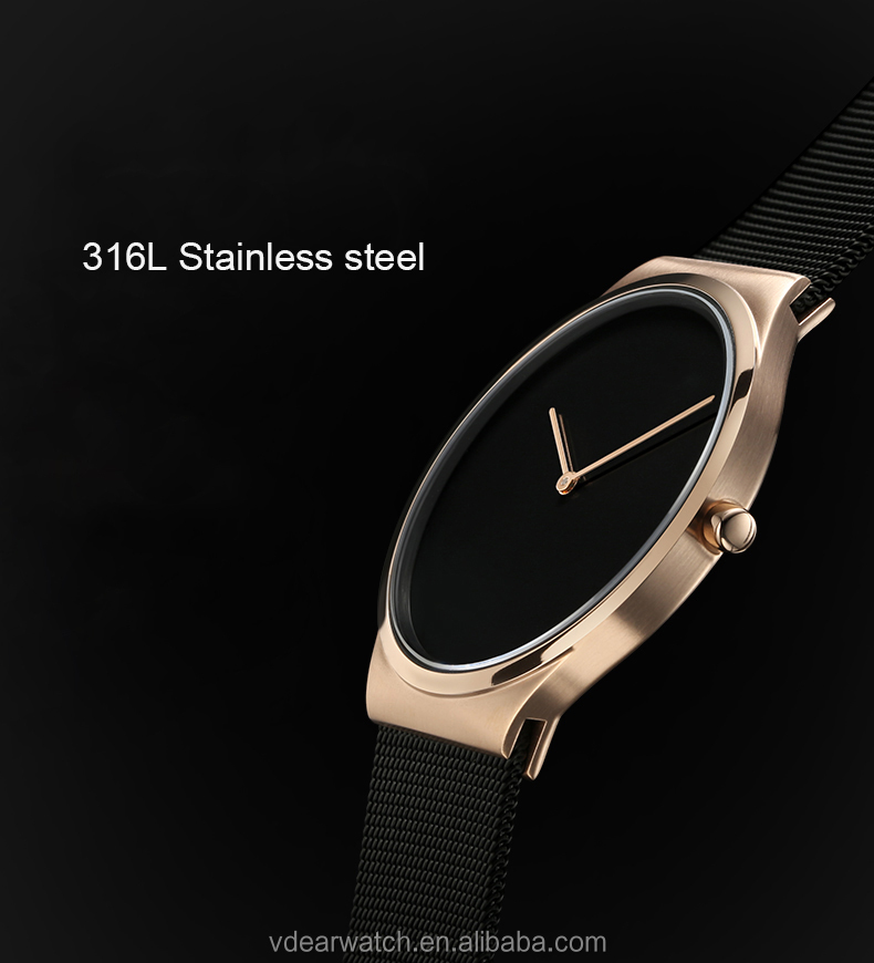 VDEAR - Charming mesh strap blank own label watches custom brand men watches with your own logo others 19