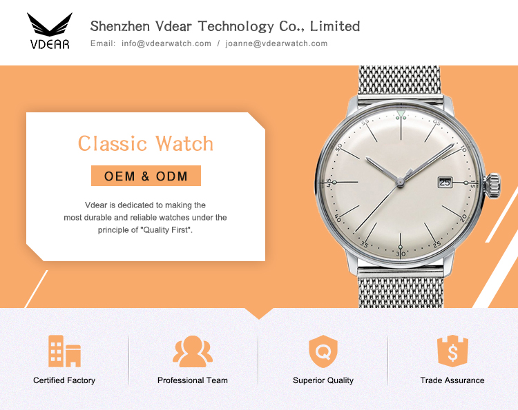 VDEAR - Ultra Thin Watches for Men Waterproof Quartz Watch Stainless Steel Wristwatch others 8