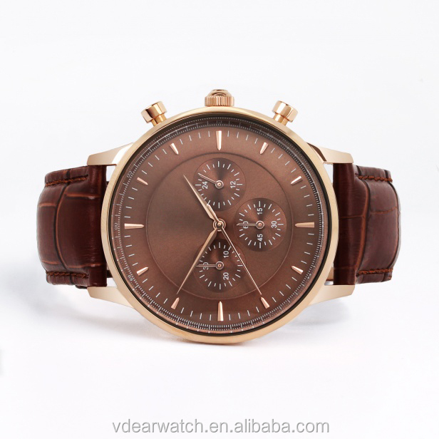 VDEAR - China wholesale cheap custom watches men chrono quartz watches bezel japan movt with sub dials others 9