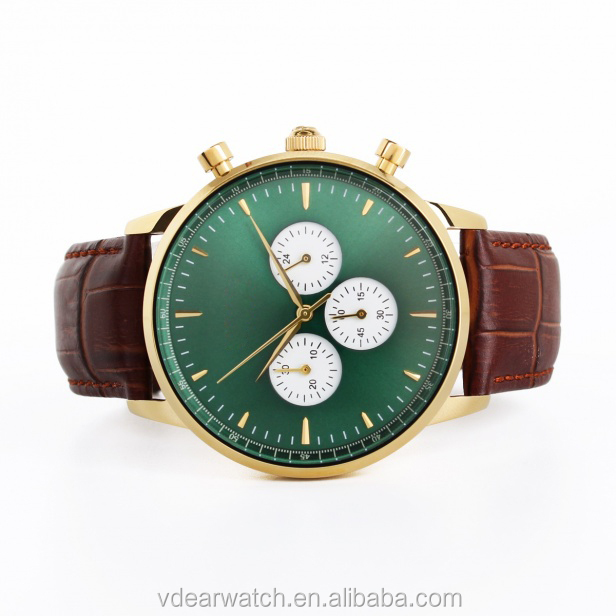 VDEAR - China wholesale cheap custom watches men chrono quartz watches bezel japan movt with sub dials others 13