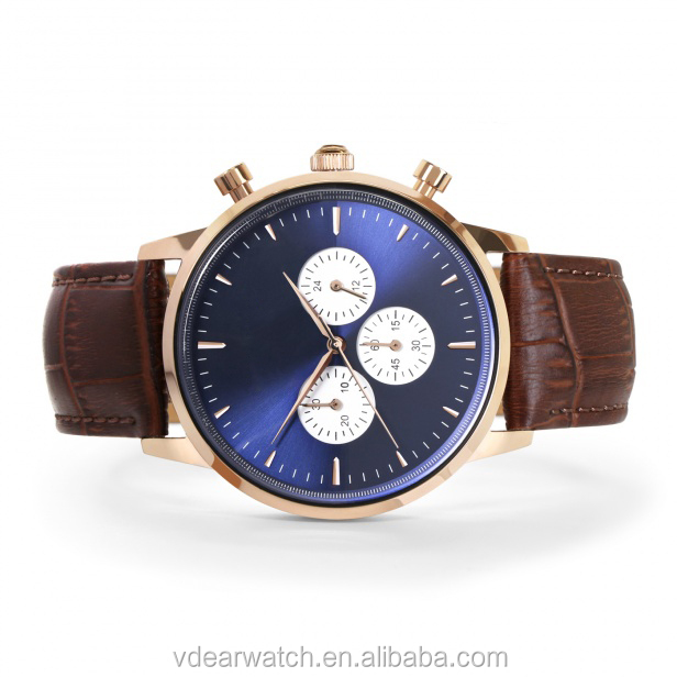 VDEAR - China wholesale cheap custom watches men chrono quartz watches bezel japan movt with sub dials others 11