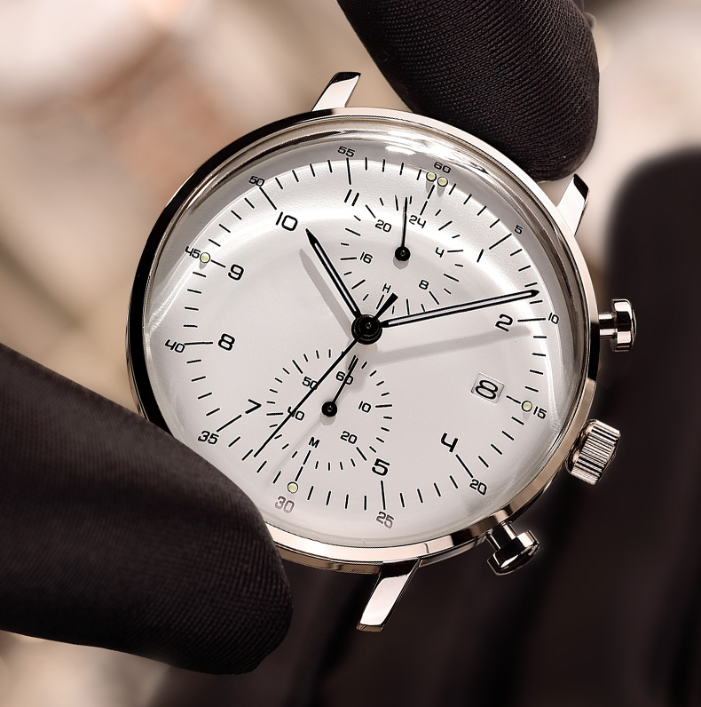 VDEAR - LOW MOQ fashion brand men 3 atm stainless steel case back curved glass watch others 22