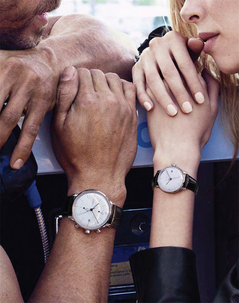 VDEAR - LOW MOQ fashion brand men 3 atm stainless steel case back curved glass watch others 24