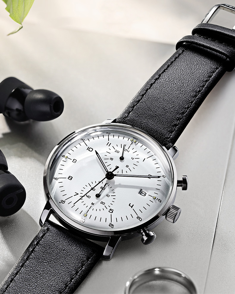 VDEAR - LOW MOQ fashion brand men 3 atm stainless steel case back curved glass watch others 16