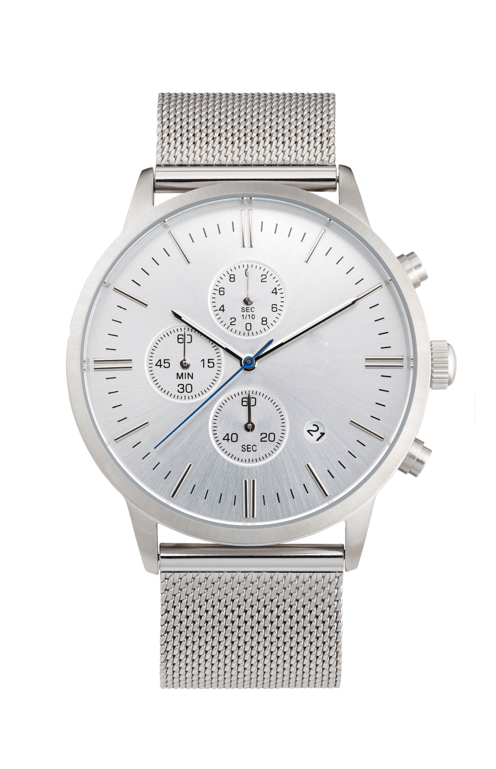 VDEAR – Personalisierbare Herrenuhr mit Ihrem eigenen Logo, schlichter Chronograph, goldene Lünette, japanisches Quarzwerk, weitere Modelle 17