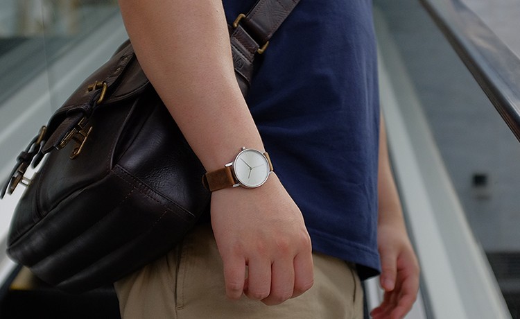 VDEAR - Orologi da uomo alla moda più semplici del 2017 con cinturino in pelle, orologi minimalisti personalizzati, altri marchi 25