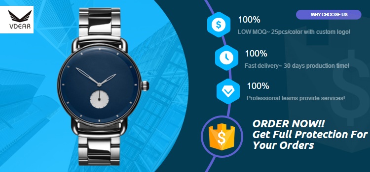 VDEAR - VDEAR low moq luxury japan quartz movement custom logo watches men wrist others 8