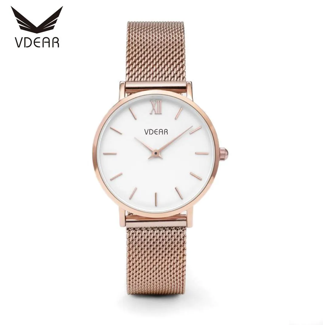 VDCAR – Modische, klassische und schlichte Damenuhr im minimalistischen Design 1