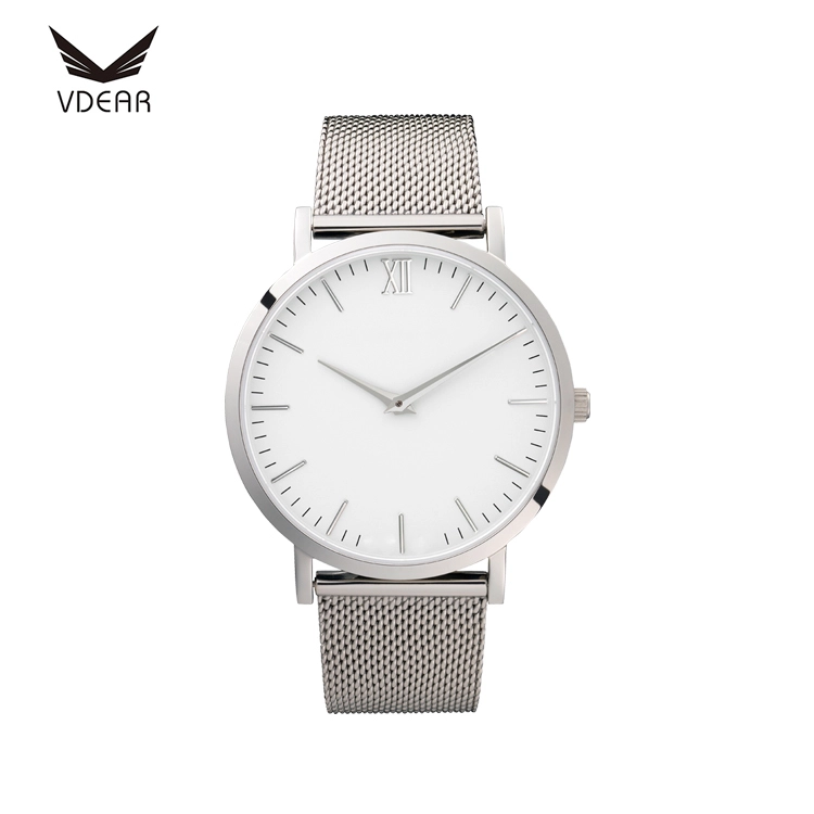 VDEAR - Orologi da uomo minimalisti con quadrante classico e ultrasottile, movimento al quarzo giapponese 1