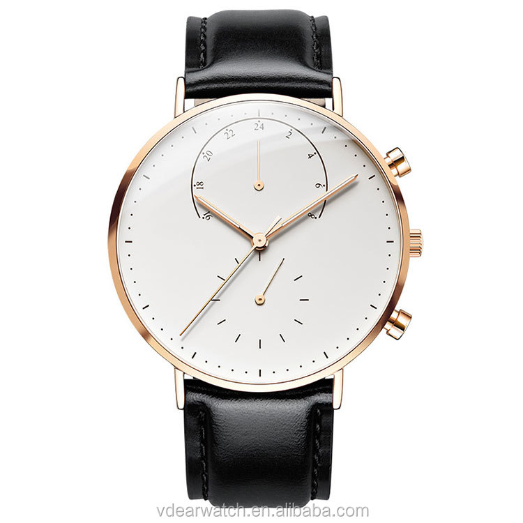 VDEAR - Orologio da uomo con movimento al quarzo cinese 24 ore in edizione limitata 14