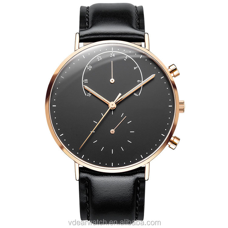 VDEAR - Orologio da uomo con movimento al quarzo cinese 24 ore in edizione limitata 10