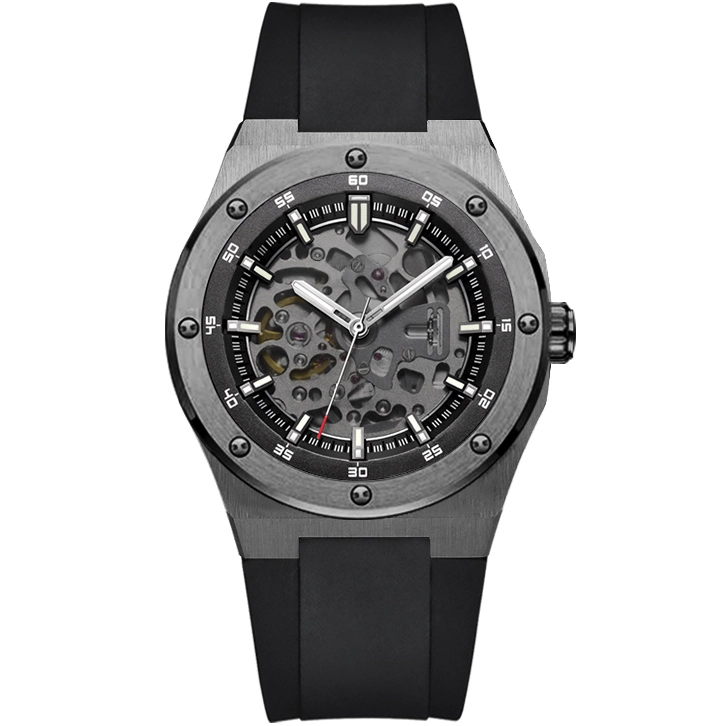 VDEAR - Customize face Silicone rubber strap men luxury automatic watch wrist mechanical movement New Arrival 1