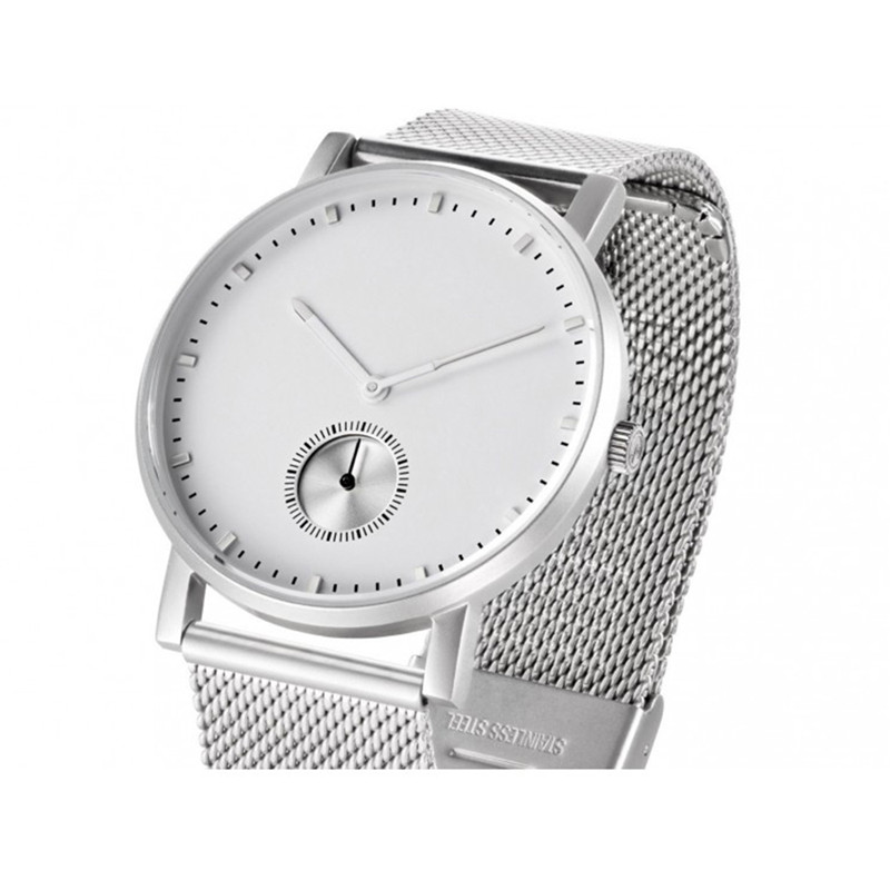 VDEAR - Customized own brand leather classic watches men wrist quartz watch case stainless steel Stainless Steel Style 18