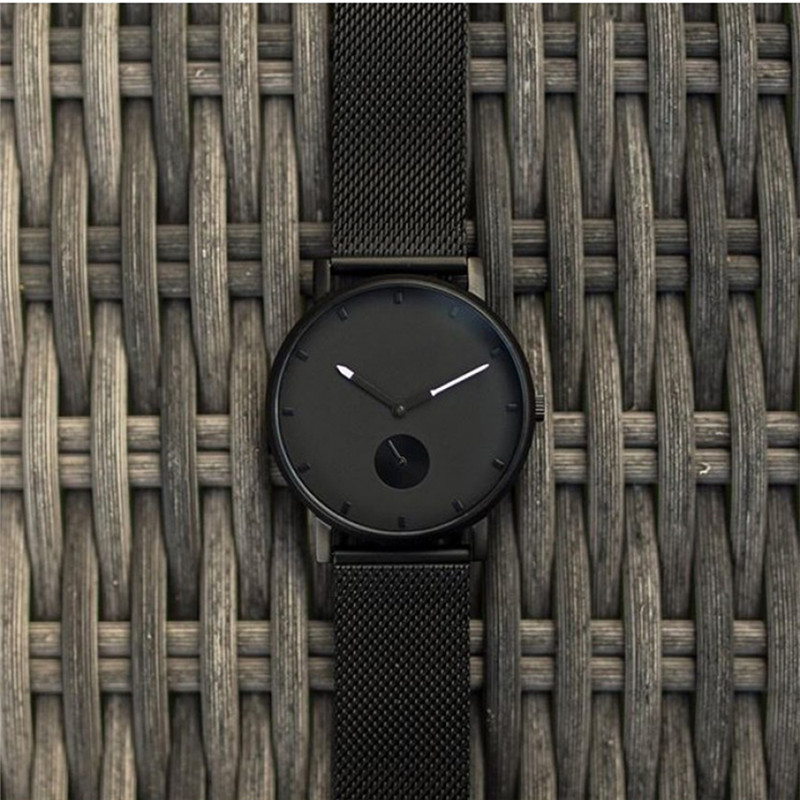 VDEAR - Customized own brand leather classic watches men wrist quartz watch case stainless steel Stainless Steel Style 22