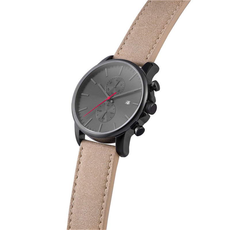 VDEAR - Montre chronographe personnalisable avec cadran imprimé, mouvement japonais, étanche, fond en acier inoxydable et boîtier vierge imprimé. 14