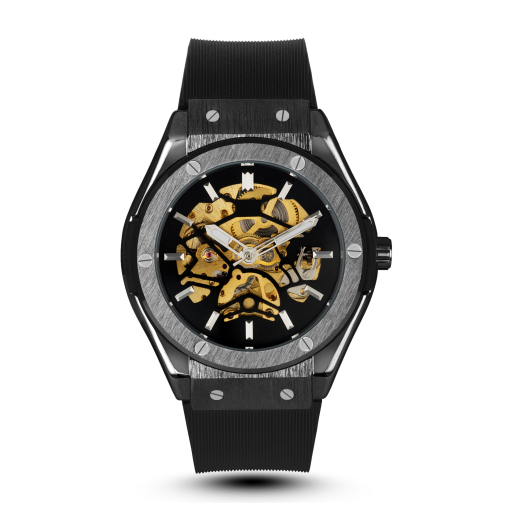 VDEAR - 3 atm stainless steel back luxury watch leather wrist band watch classic automatic watch customized logo Automatic Watch For Men 10