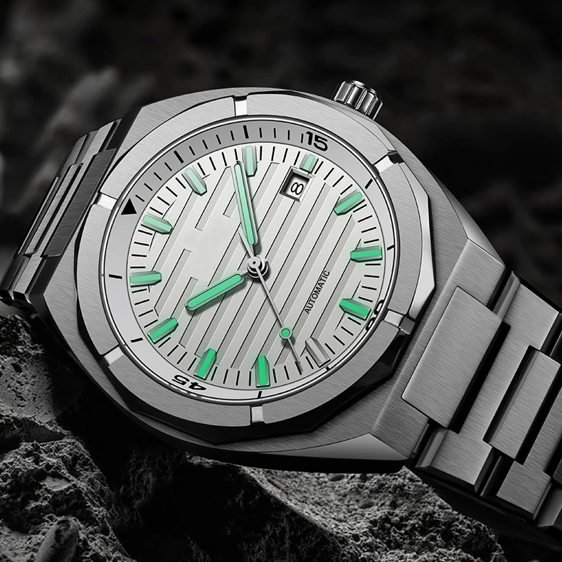 VDEAR - Reloj Stainless Steel Back Japan Movt Automatic Watches Men Luxury Brand Automatic Watches Men Wrist With Custom Logo New Arrival 1