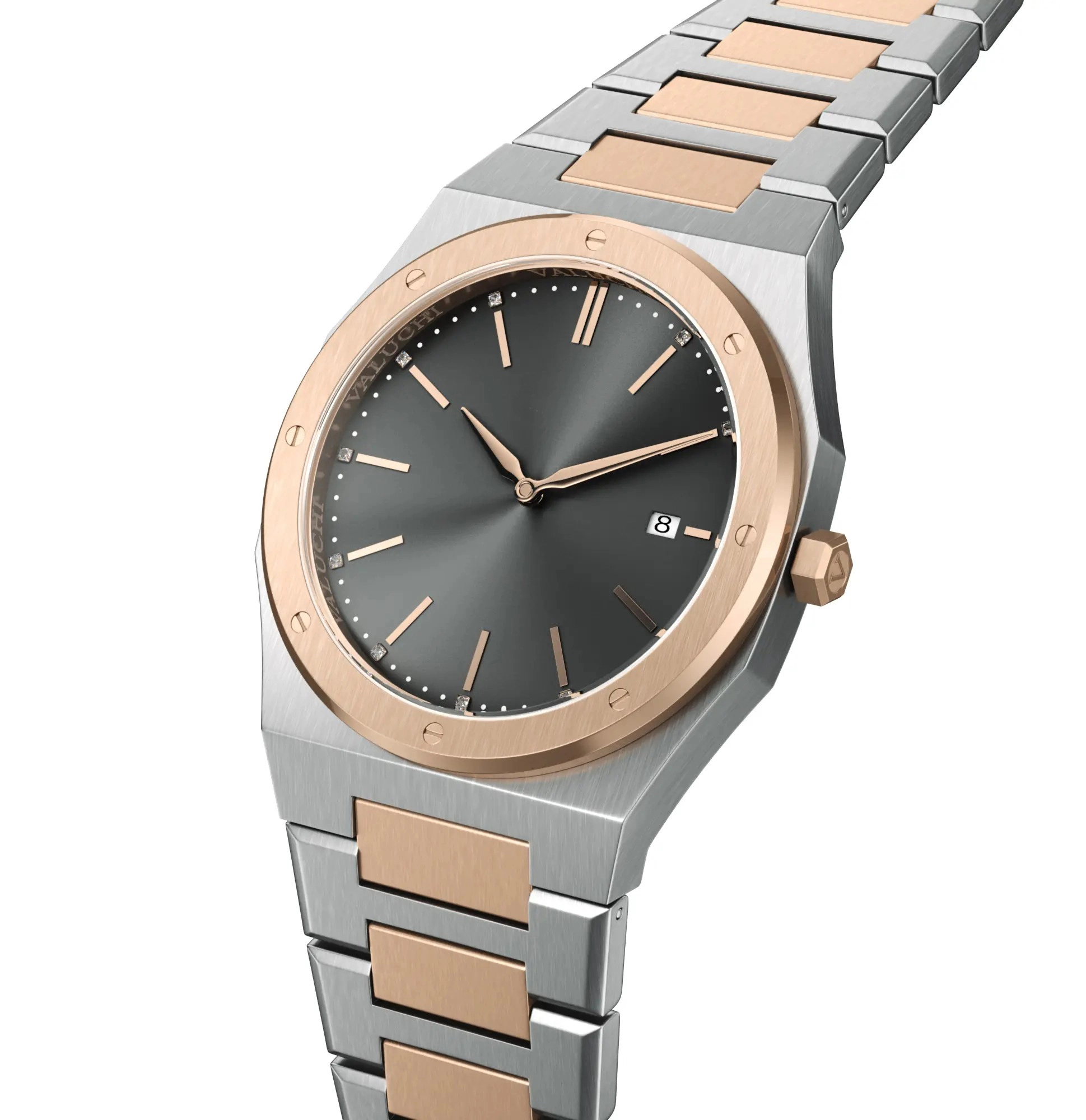 VDEAR - Orologio personalizzato con quadrante Sunray, minimalista, alla moda, ultra sottile, orologi da donna e altri 1