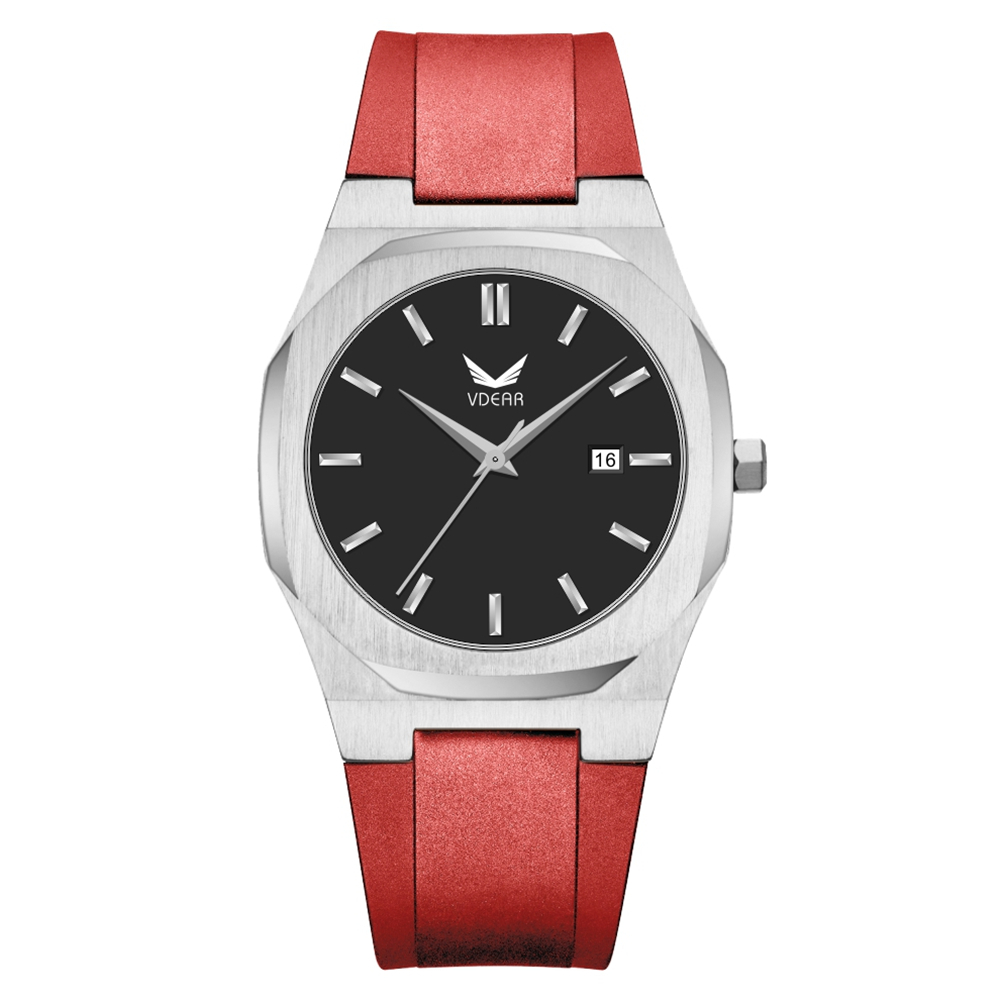VDEAR - ساعة رجالية جديدة عالية الجودة مقاومة للماء مصنوعة من الفولاذ المقاوم للصدأ 316L، حركة كوارتز يابانية، إصدار 2021، بأسعار أخرى 1