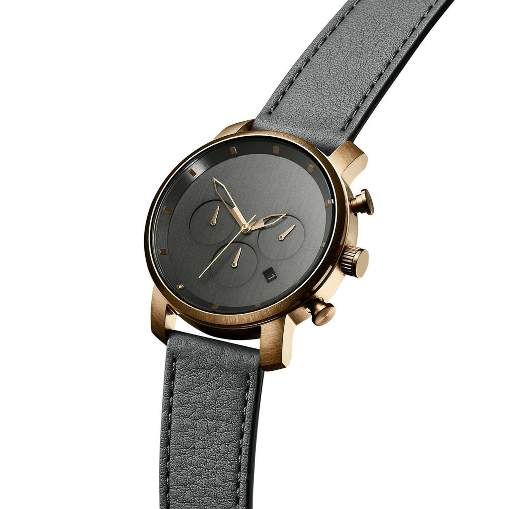 VDEAR - ساعة كرونوغراف كوارتز عالية الجودة، مقاومة للماء، بحركة يابانية، ظهر من الفولاذ المقاوم للصدأ، طراز SR626SW. 18