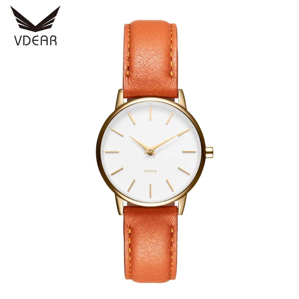 VDEAR - Vdear Focus Fashionable Wristwatch Minimalist Leather Strap Watch Women others 1