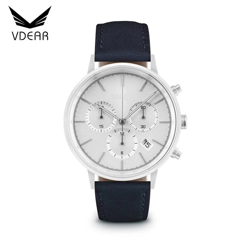 VDEAR - Three eyes muti functional chronograph big dial branded luxury watch others 1