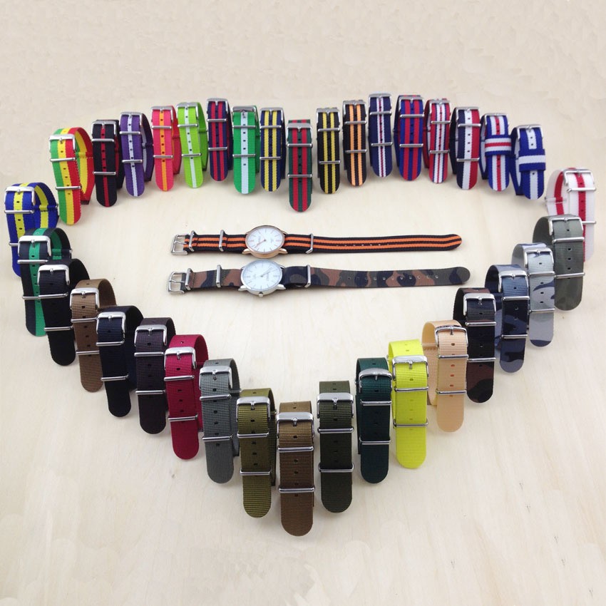 VDEAR - Wholesale factory price quality colorful 16/18/20/22mm exchangeable nato strap others 6