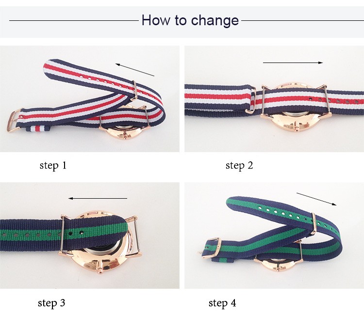 VDEAR - Wholesale factory price quality colorful 16/18/20/22mm exchangeable nato strap others 12