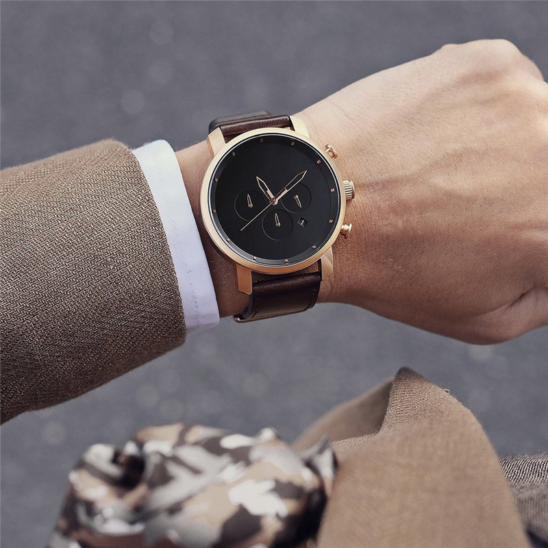 VDEAR - High quality japan quartz movement chronograph men watch others 12