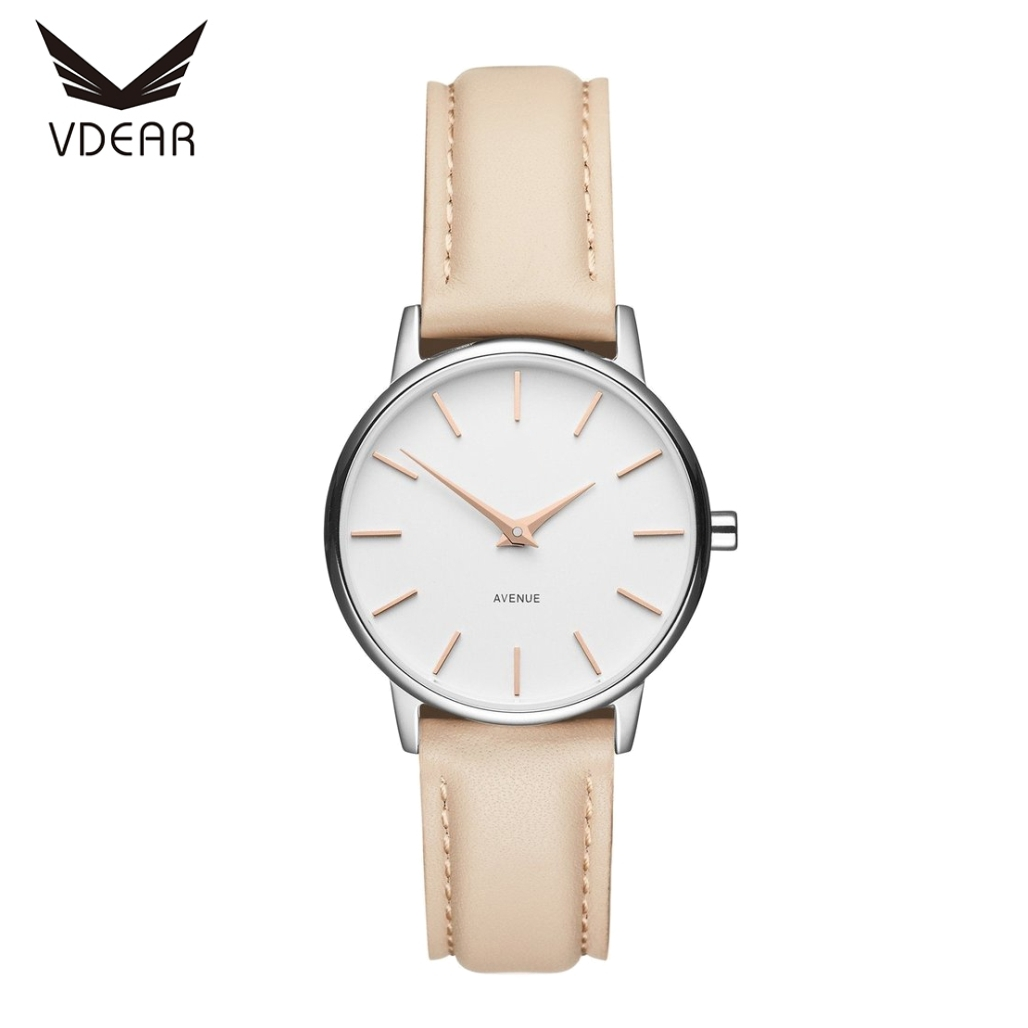 VDEAR - Fashion Private Label Minimalist Quartz Leather Band Lady Watch others 1