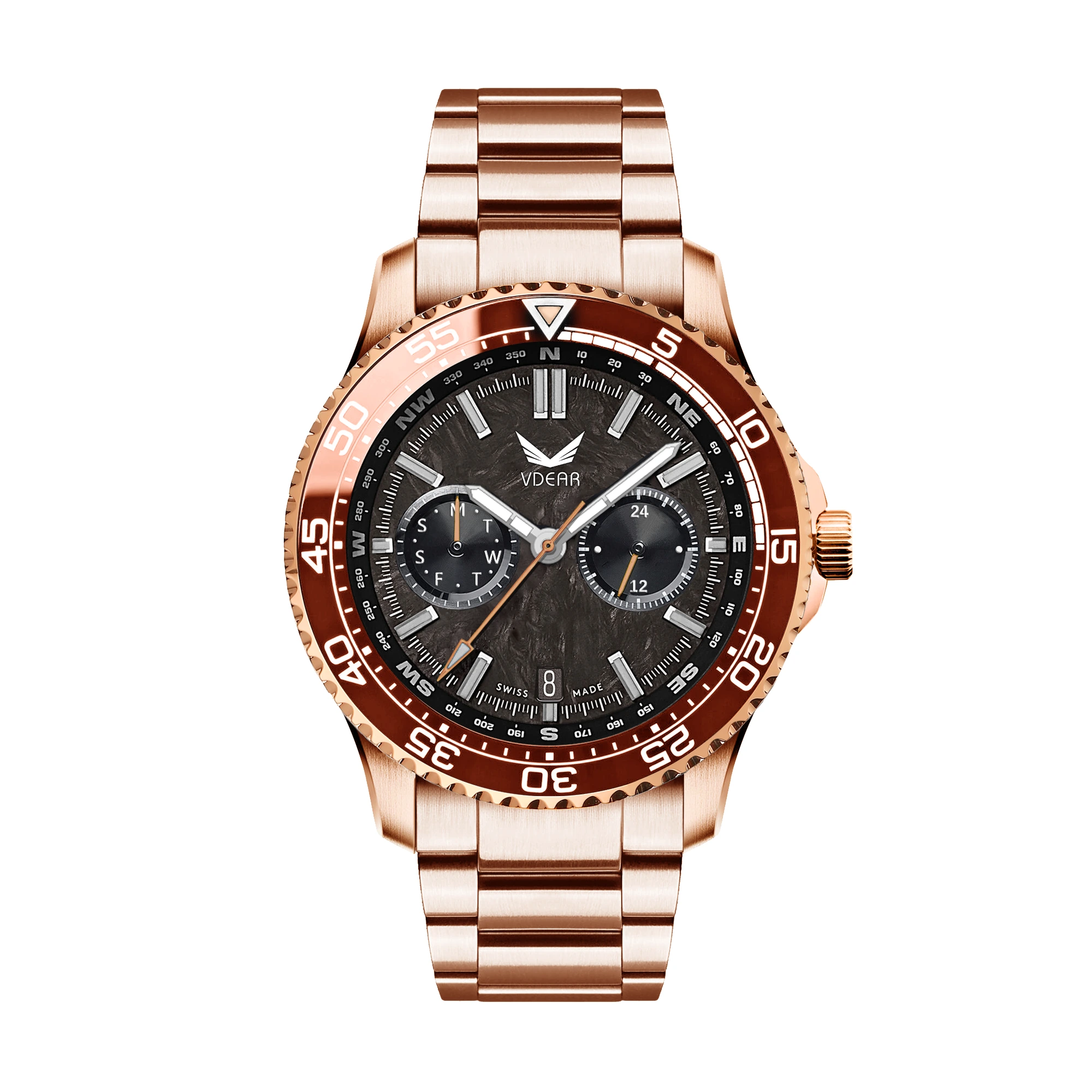 VDEAR - Customizable Sapphire Crystal Reloj Wirstwatch Man Multifunction Watches Quality Wristwatches For Men others 1