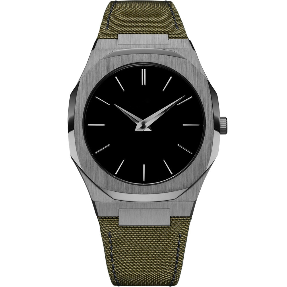 VDEAR - Leather nylon band your logo custom watches japan movt bulk wrist watches custom logo made in china others 1