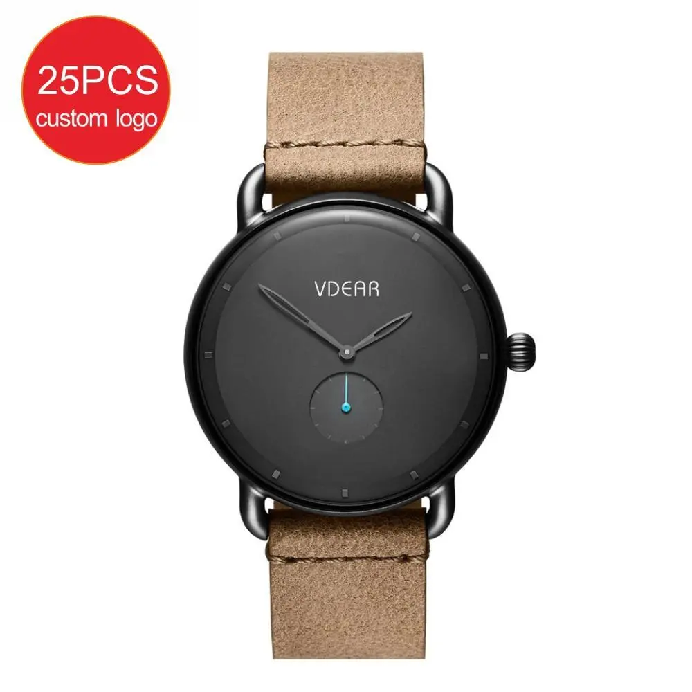 VDEAR - ساعة رجالية أنيقة بتصميم عصري، مصنوعة من الفولاذ المقاوم للصدأ 316L، مع علبة من الفولاذ المقاوم للصدأ، وتصنيع حسب الطلب (OEM)، وغيرها من الساعات الفاخرة. 1