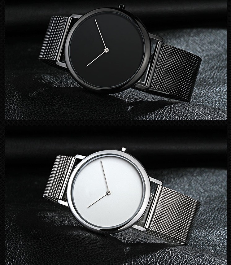 VDEAR - New design simple custom logo Stainless Steel mens Wrist Watch in black others 17