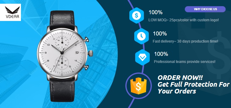 VDEAR - Retro Style Dome Glass Stainless Steel Japanese Quartz Movement Men Watch others 8