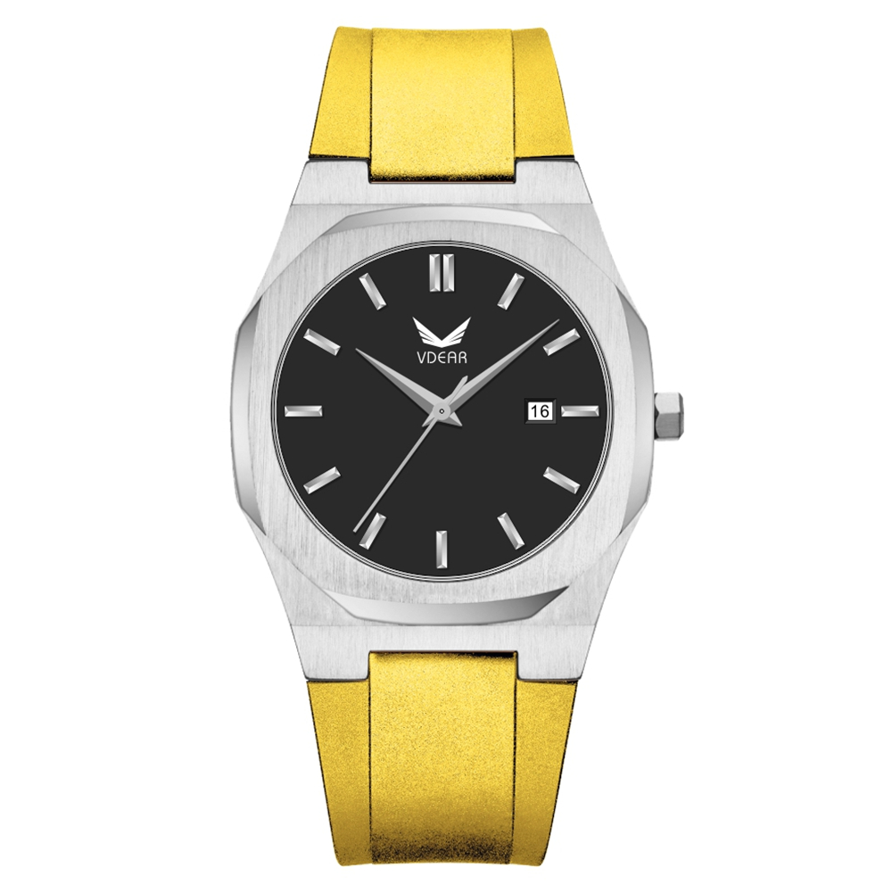 VDEAR - El reloj de pulsera de cuarzo de lujo más popular para mujer, con caja de acero inoxidable 316l y esfera en blanco, 5 unidades 1